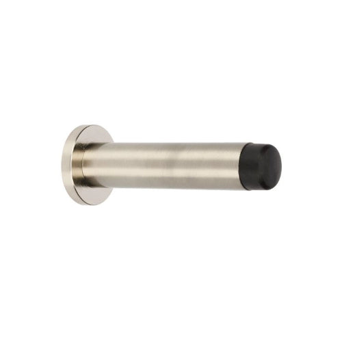 Zanda Skirting Concealed Fix Door Stop - Brushed Nickel / 85mm in Brushed Nickel