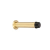 Solid Brass Door Stop, Skirting Concealed Fix in Satin Brass