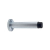 Door Stop, Skirting Concealed Fix - 85mm length in Satin Chrome