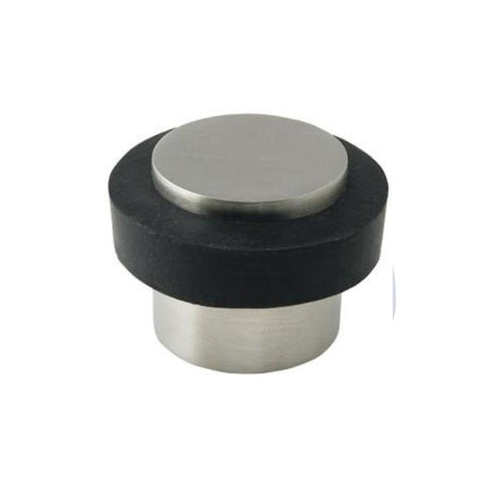 Floor Mounted Door Stop, 38x38mm in Brushed Nickel
