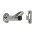 Door Stop / Holder in Brushed Nickel
