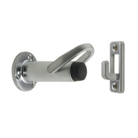 Door Stop / Holder in Brushed Nickel
