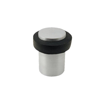 Floor Mounted Door Stop, 60x38mm in Brushed Nickel