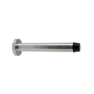 Wall Mounted Door Stop, 110mm length. Ø16mm, Base Ø30mm in Satin Nickel