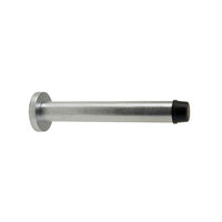 Wall Mounted Door Stop, 110mm length. Ø16mm, Base Ø30mm in Satin Nickel