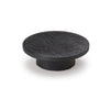 ECHO ROUND TIMBER KNOB 60MM BLACK WOODGRAIN in Black WoodGrain