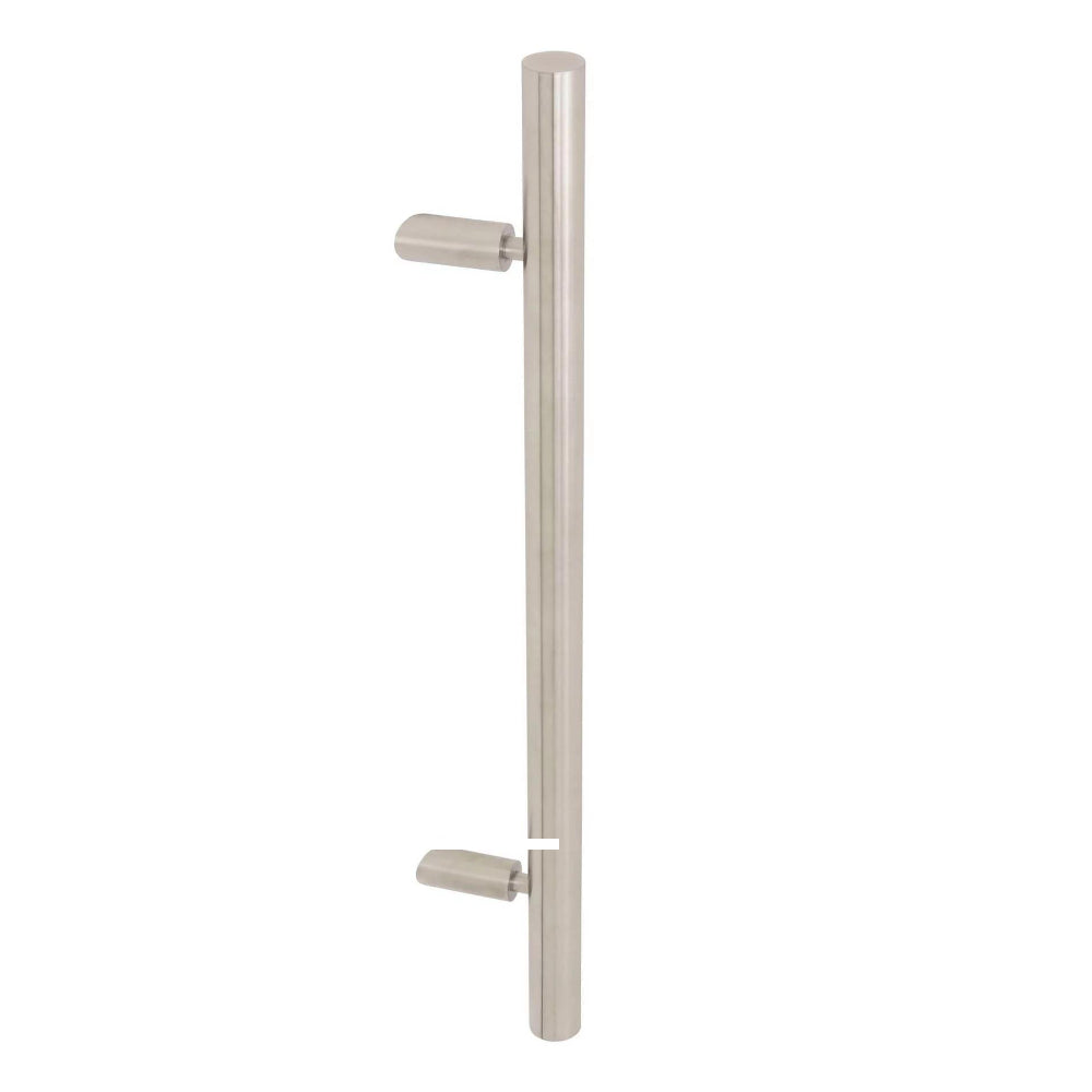 1/2 Set D/Fix 1100x25 900cen in Satin Stainless