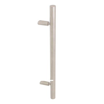 1/2 Set D/Fix 1100x25 900cen in Satin Stainless