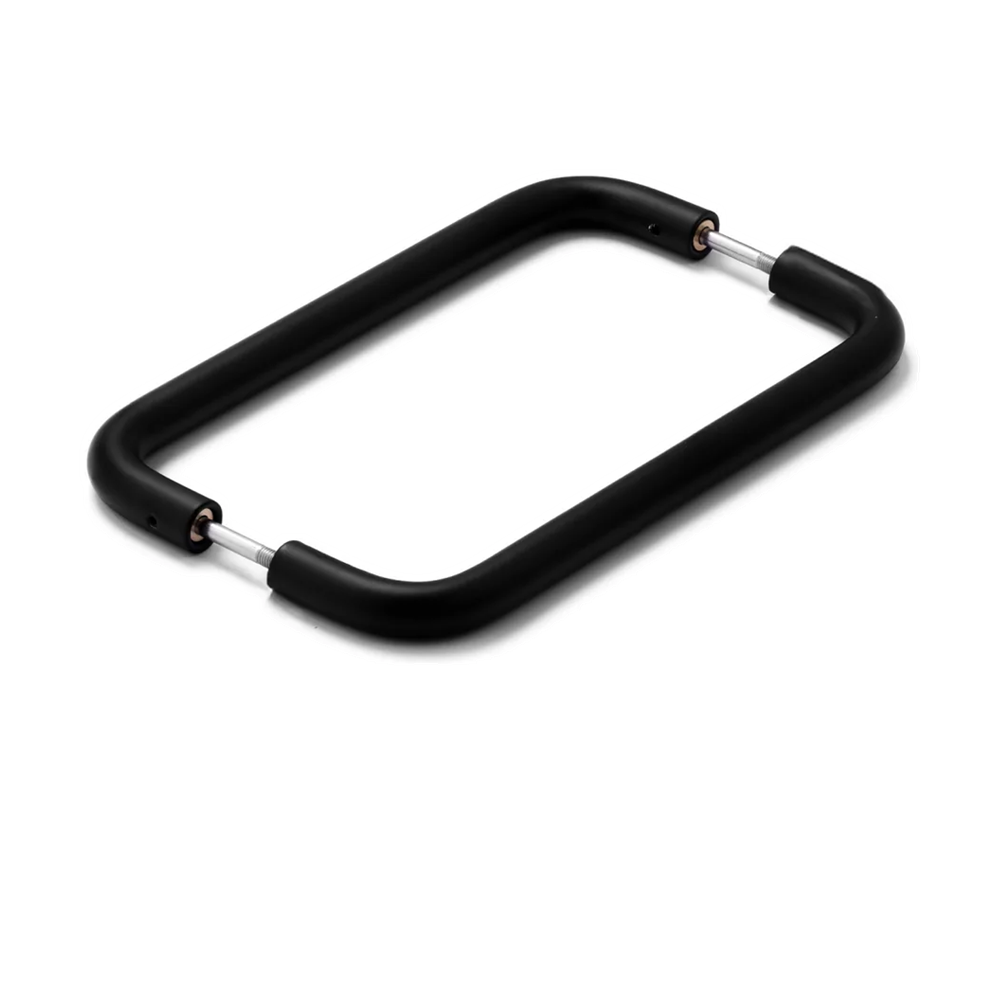 Stream 200mm Entrance Pull 316 Grade SS - Matt Black - Back-to-Back in Matt Black