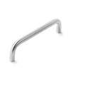 Stream 200mm Entrance Pull 316 Grade SS - Satin Stainless Steel - Rear Fix in Satin Stainless