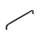 Stream 400mm Entrance Pull 316 Grade SS - Matt Black - Face Fix in Matt Black