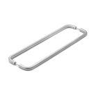 Stream 400mm Entrance Pull 316 Grade SS - Satin Stainless Steel - Back-to-Back in Satin Stainless
