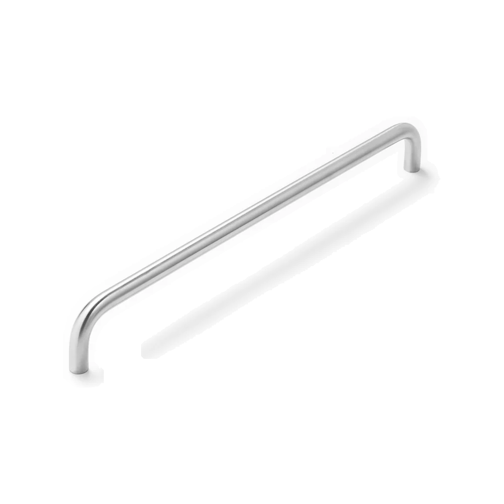 Stream 400mm Entrance Pull 316 Grade SS - Satin Stainless Steel - Rear Fix in Satin Stainless