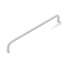 Stream 400mm Entrance Pull 316 Grade SS - Matt White - Rear Fix in Matt White