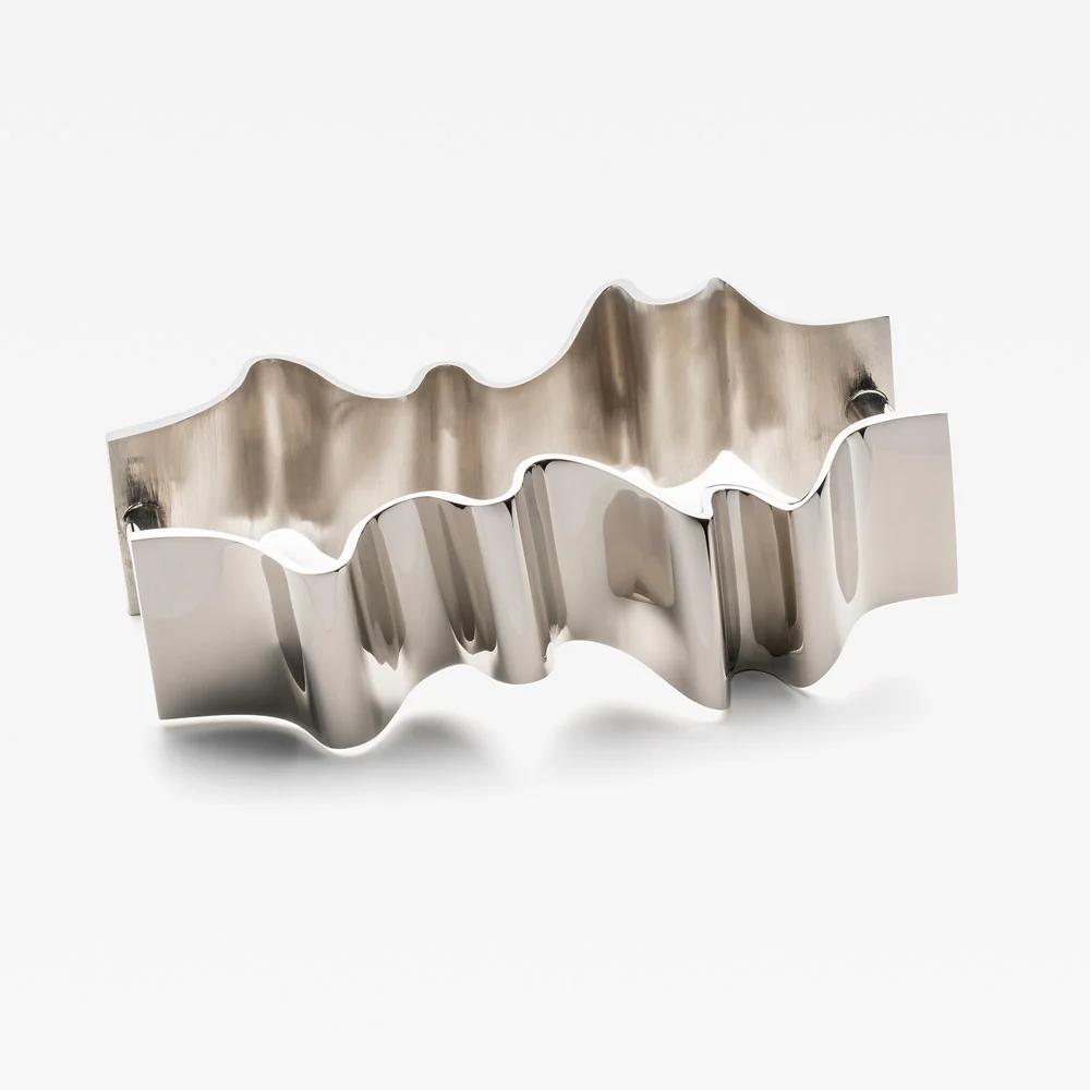 Lucia Entry Pull Polished Nickel 295mm (11.61") Set in Polished Nickel