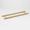 Kintore Entry Pull in Natural Brass