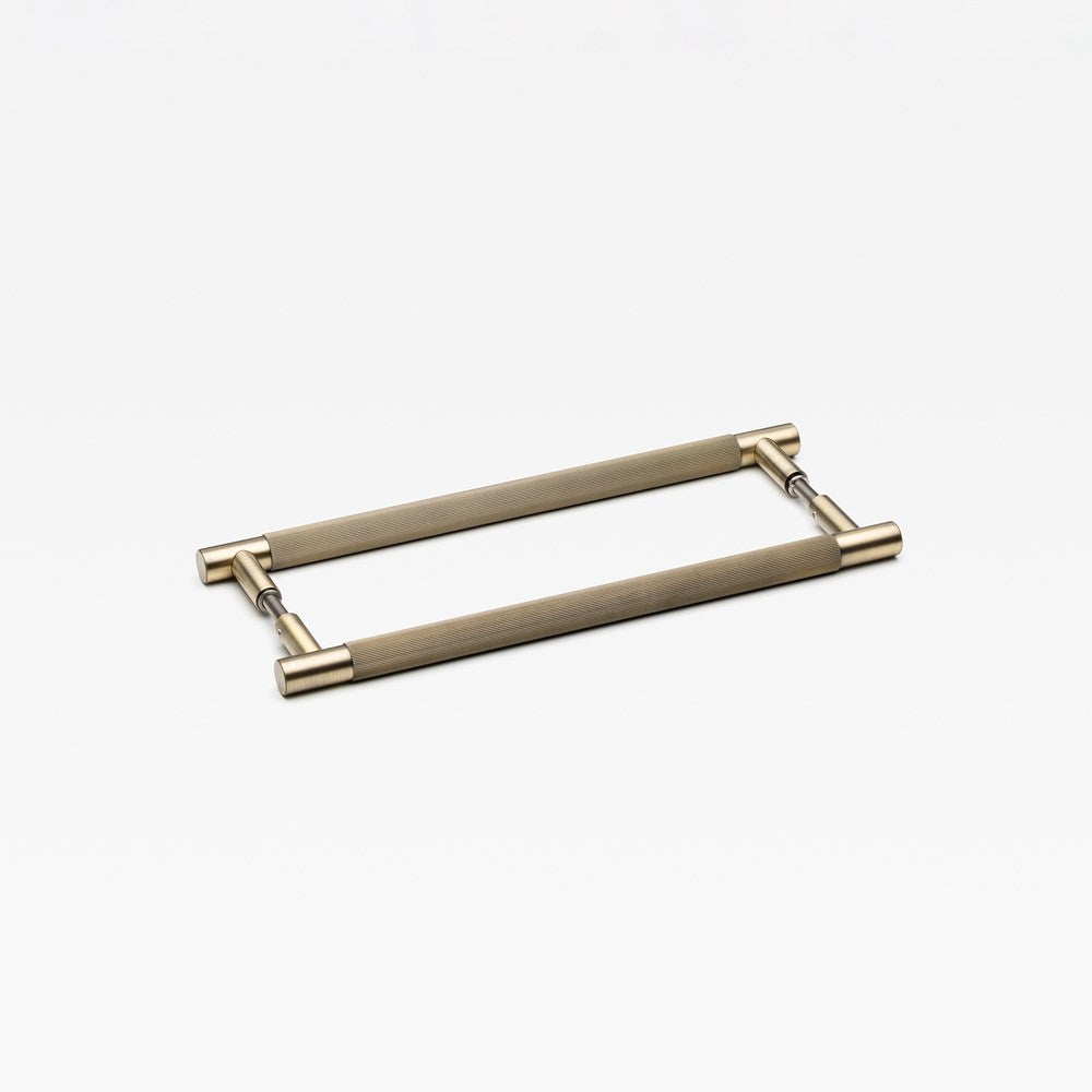 Linear Entry Pull Aged Brass in Aged Brass