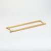 Lo & Co Linear Entry Pull in Brass