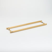 Lo & Co Linear Entry Pull in Brass