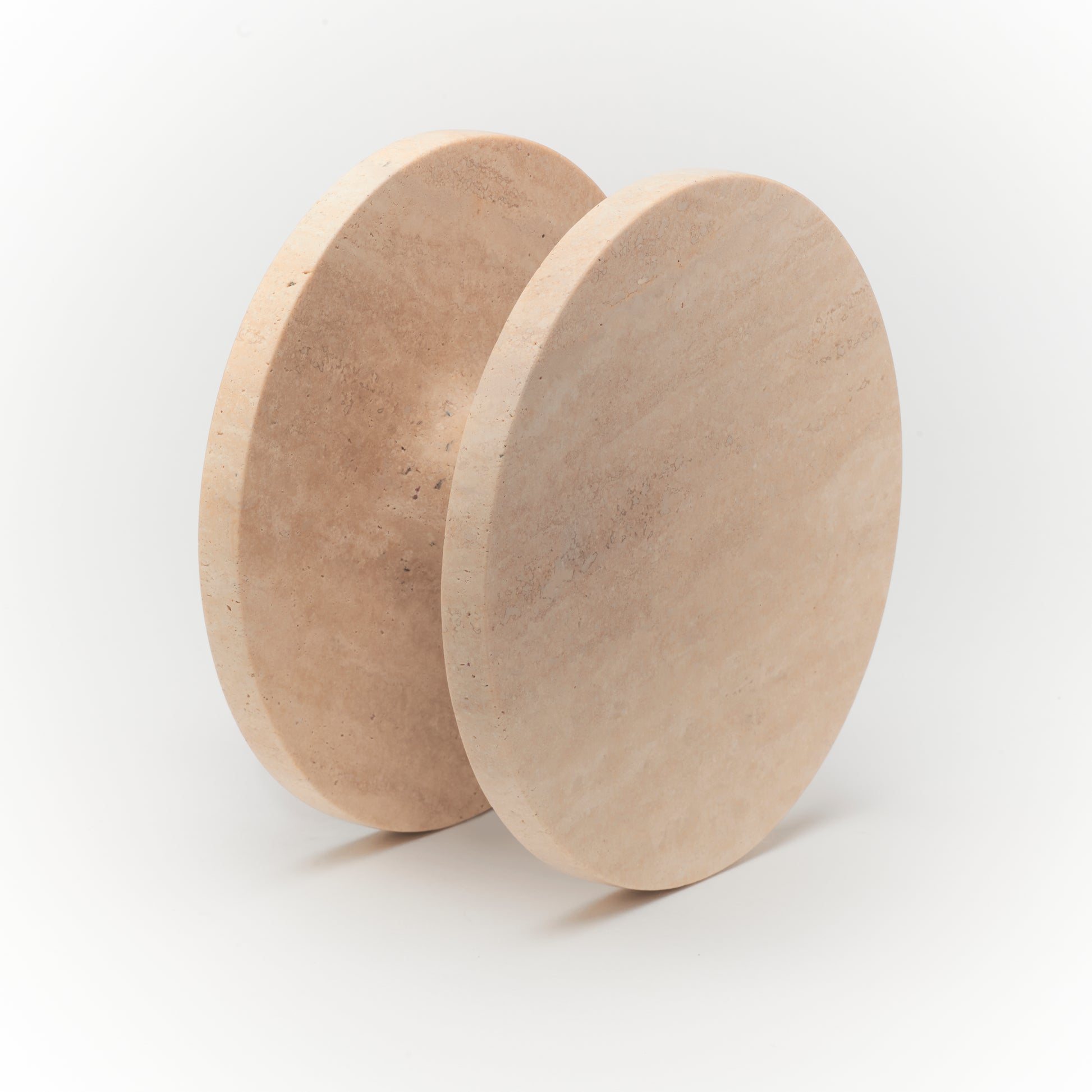 Lo & Co Ora Entry Pull Travertine in Travertine Marble