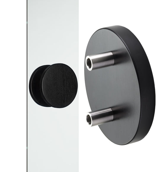 8555 Single Entrance Handle, Rear Disk Fix, 300mm x 32mm, CTC 150mm in Satin Stainless