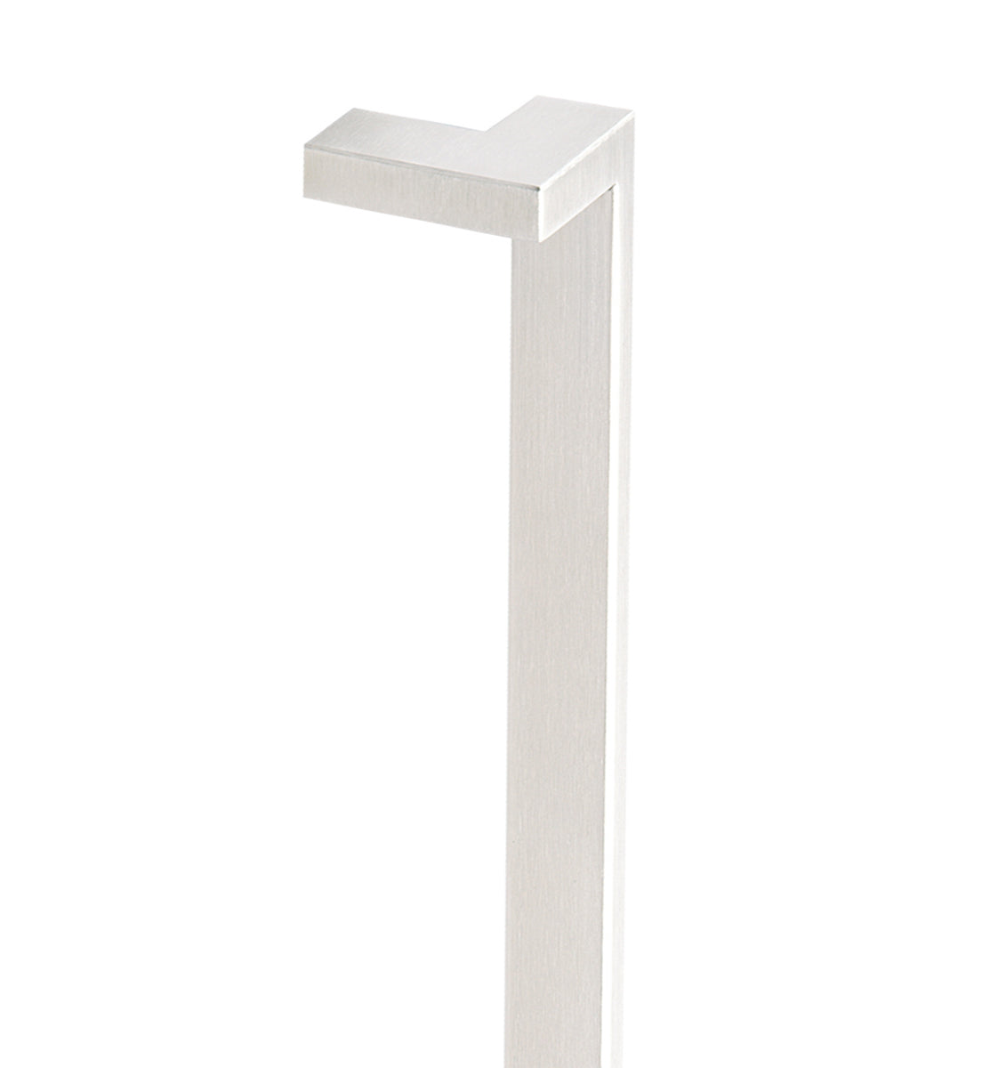 2512 Offset Single Entrance Handle, Rear Disk Fix, 612mm x 25mm x 12mm, CTC 600 S in Satin Stainless