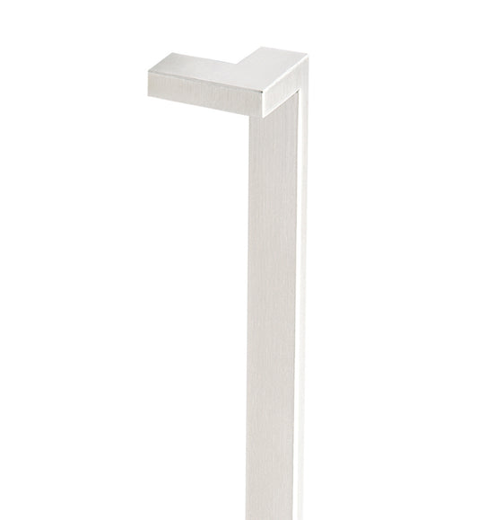 2512 Offset Single Entrance Handle, Rear Disk Fix, 612mm x 25mm x 12mm, CTC 600 S in Satin Stainless