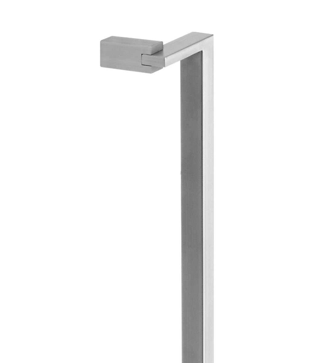 8020 Offset Single Entrance Handle, Rear Disk Fix, 825mm x 25mm, CTC 800mm in Satin Stainless