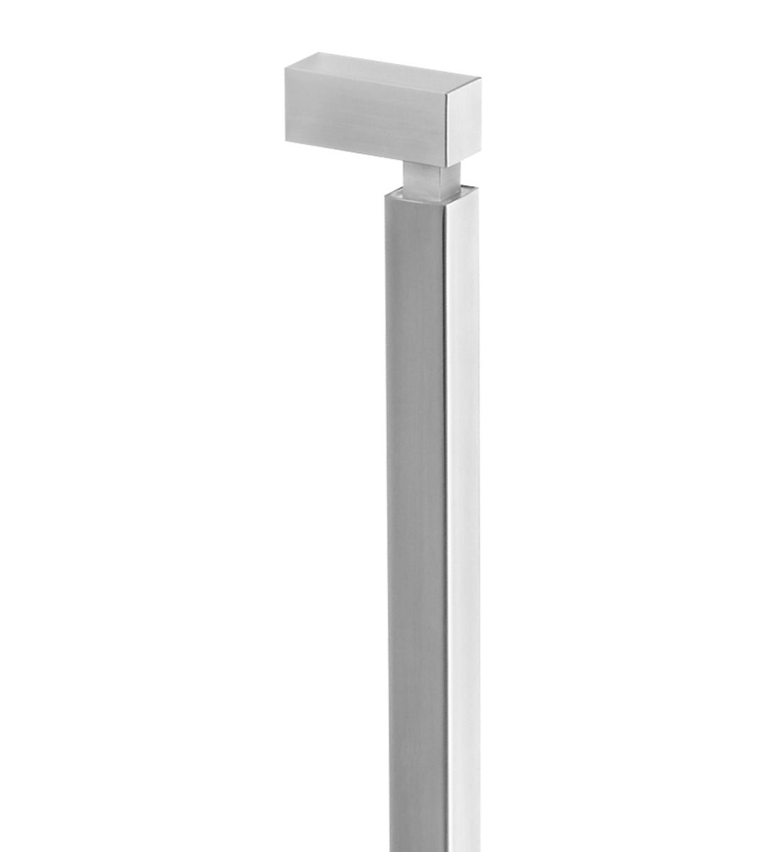 8170 Single Entrance Handle, Rear Disk Fix, 832mm x 32mm, CTC 800mm in Satin Stainless