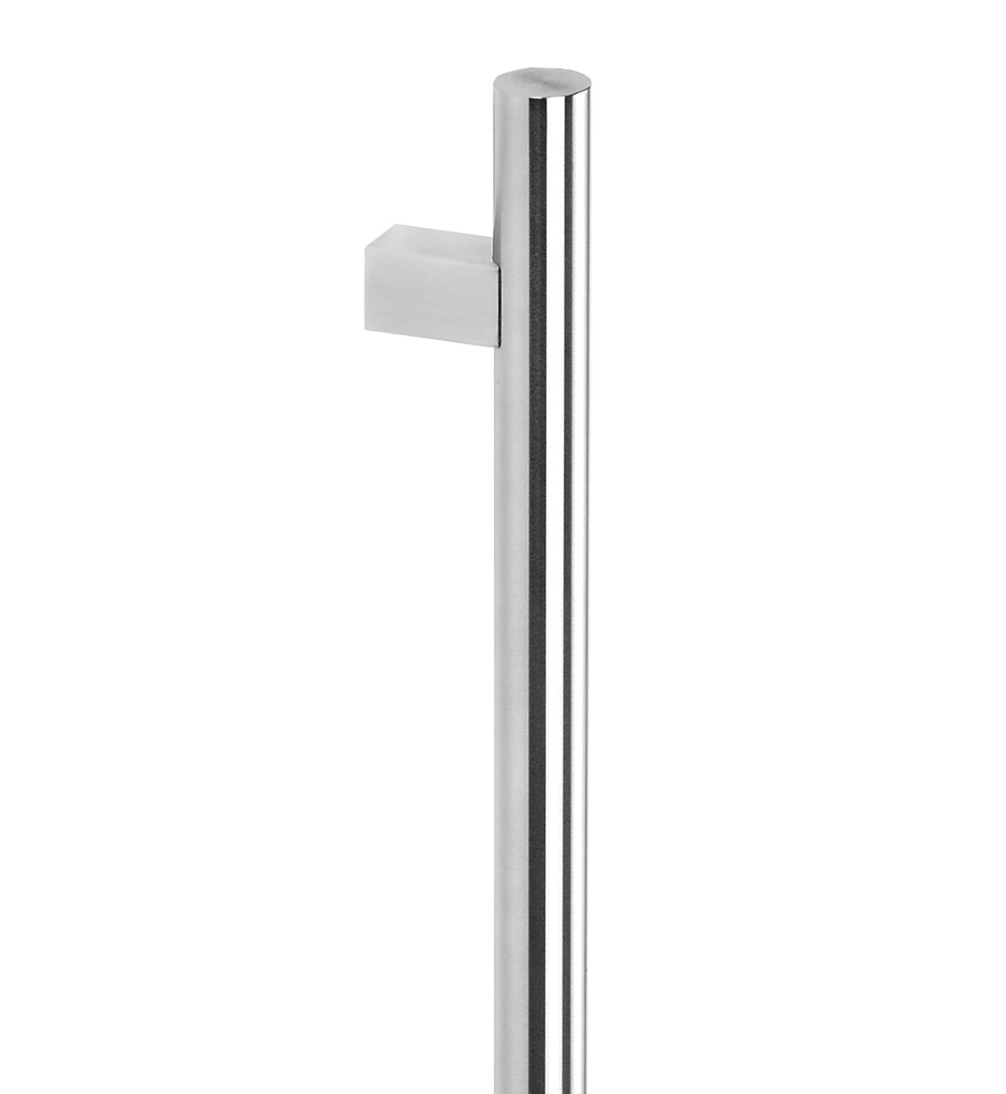 8270 Single Entrance Handle, Rear Disk Fix, 800mm x 38mm, CTC 700mm in Satin Stainless