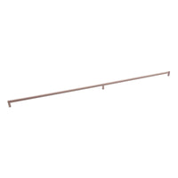 Momo Brooklyn 1056mm entry pull handle in brushed dark bronze finish, showcasing sleek modern door hardware design
