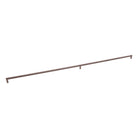 Momo Brooklyn 1056mm brass entry pull handle mounted on a door with a polished finish and modern design.