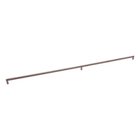 Momo Brooklyn 1056mm brass entry pull handle mounted on a door with a polished finish and modern design.
