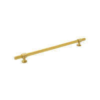 Momo Belgravia 520mm knurled entry pull handle set in black satin finish, back-to-back mounting for door security and style.