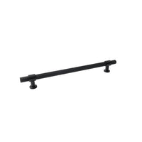 Momo Belgravia 600mm knurled entry pull handle with textured metal finish, designed for door hardware and easy grip.