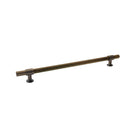 Momo Belgravia 600mm lined entry pull handle in polished brass with a sleek, modern design for door security and style