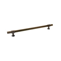 Momo Belgravia 600mm lined entry pull handle in polished brass with a sleek, modern design for door security and style