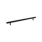Momo BELLEVUE 600mm knurled entry pull handle mounted on a door, featuring textured metal grip for secure opening.