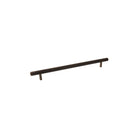 Momo BELLEVUE 496mm knurled entry pull handle mounted back to back, with durable metal finish and textured grip.