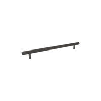 MOMO BELLEVUE LINED DOOR PULL WITH BACK TO BACK FIXING 416MM GUNMETAL in Gun Metal