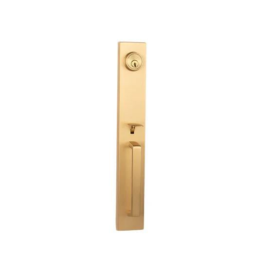Montpellier Dummy w/Straight Lever SB BP in Satin Brass