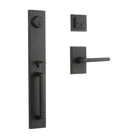 Montpellier Entry D/C w/Straight Lever MB BP in Matt Black
