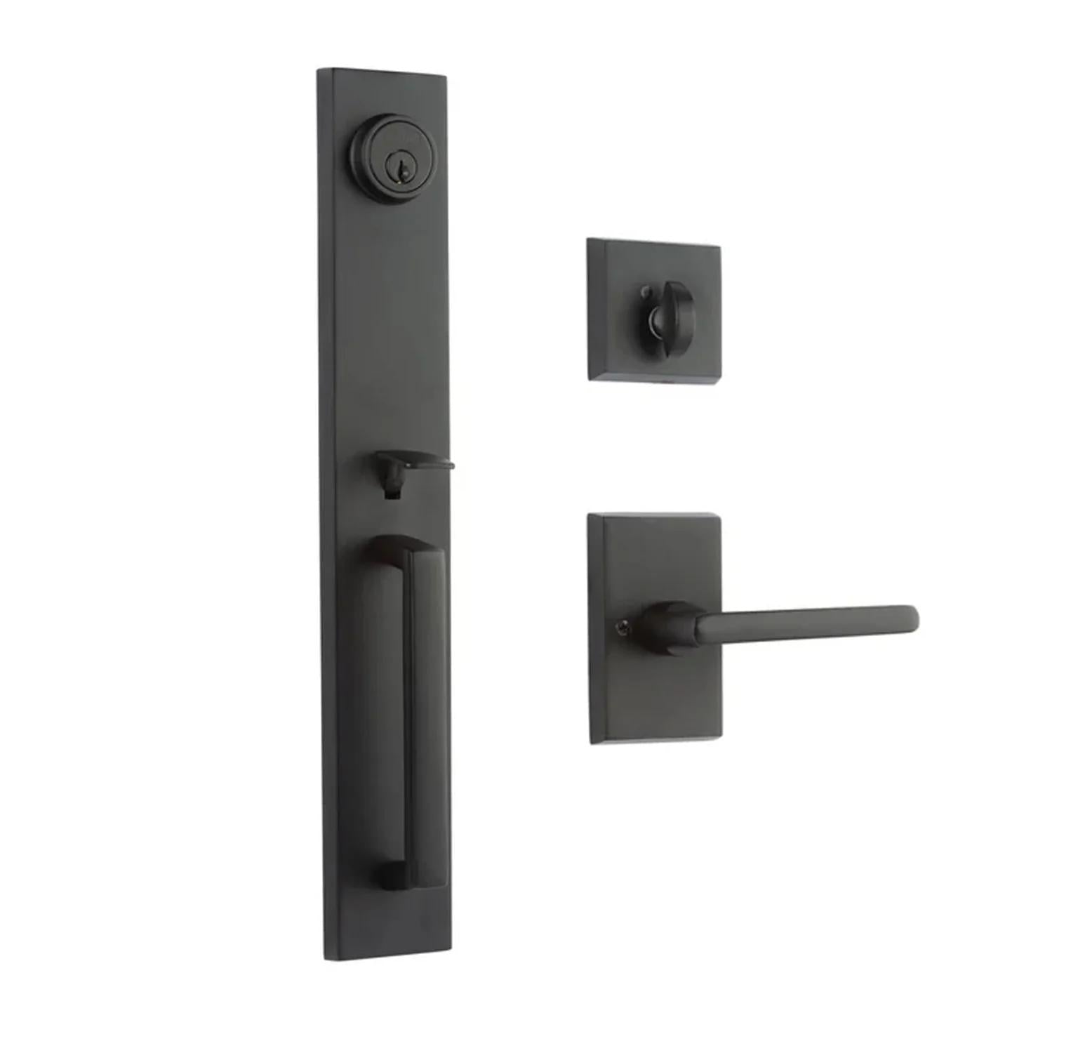Montpellier Entry S/C w/Straight Lever MB BP in Matt Black
