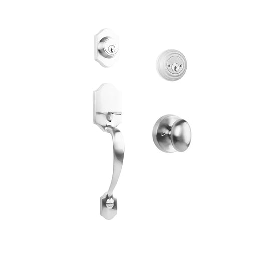 Charente Entry D/C w/Uovo Knob PC BP in Polished Chrome