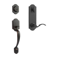 Charente Entry I/C w/Flutto Lever MB BP in Matt Black
