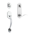 Charente Entry I/C w/Flutto Lever PC BP in Polished Chrome