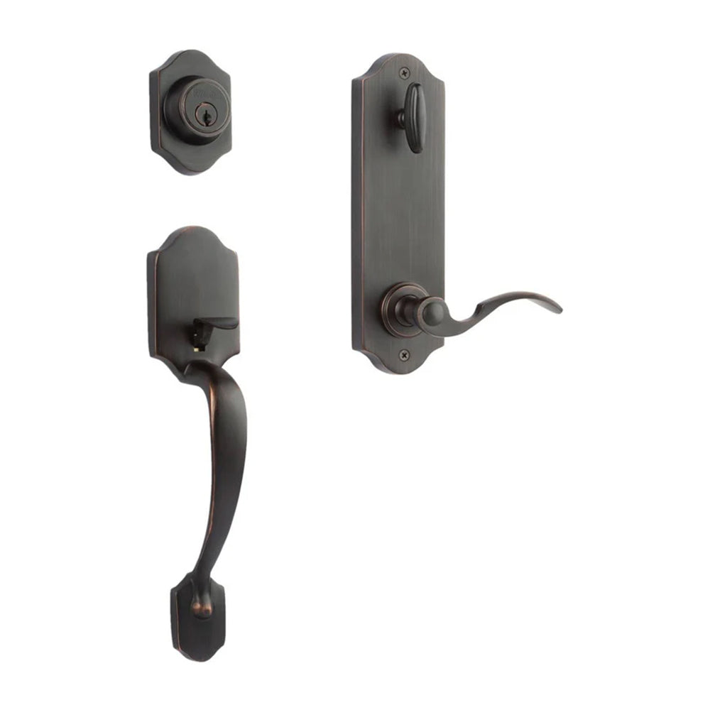Charente Entry I/C w/Flutto Lever VB BP in Venetian Bronze