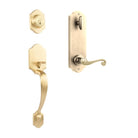 Charente Entry I/C w/Spira Lever SB BP in Satin Brass