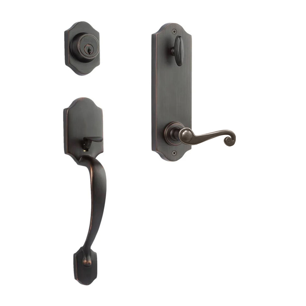 Charente Entry I/C w/Spira Lever VB BP in Venetian Bronze