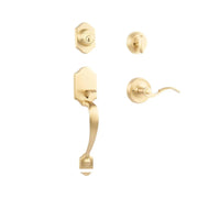 Charente Entry D/C w/Flutto Lever SB BP in Satin Brass